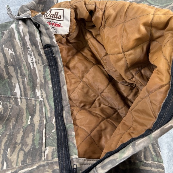 Walls Blizzard-Pruf Youth Size 12 Regular Insulated Coveralls Realtree Camo USA - Picture 10 of 12
